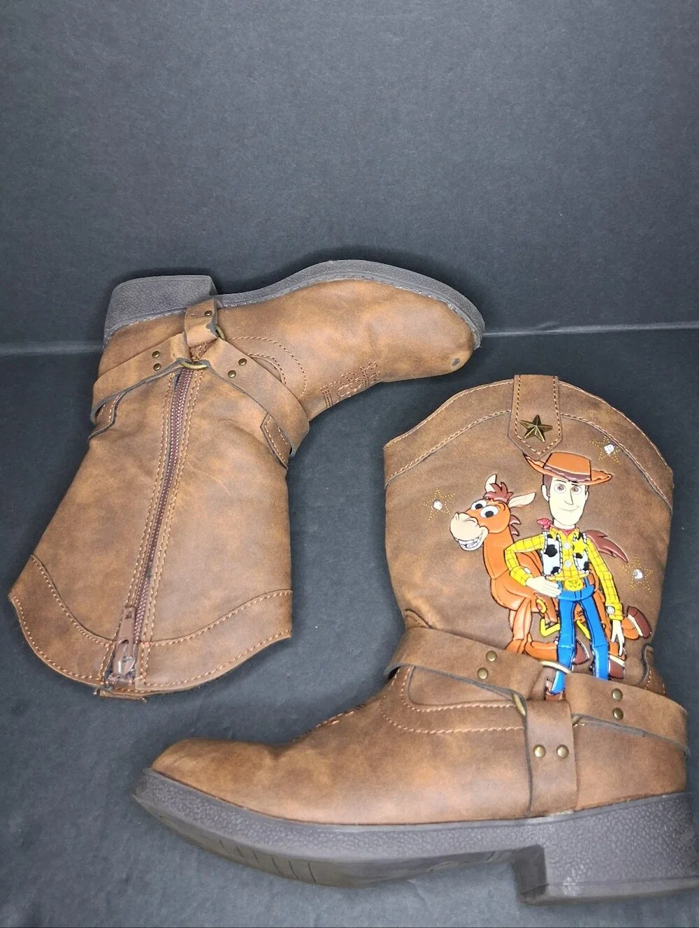Toy Story Cowboy Boots Woody Brown Kids Footwear